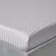 Простыня сатин на резинке для коляски и люльки 40x80 SILVER