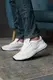 Мужские кроссовки текстильные летние белые Multi-shoes AMAX 43