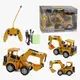 Экскаватор на радиоуправлении Yufeng 075 E аккумулятор 3,6 V. Yellow (74105)