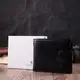 Качественный горизонтальный бумажник из натуральной кожи ST Leather 22455 Черный
