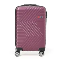 Чемодан маленький 4 колеса Ricco Grande T1ABS600purple-M