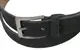 Ремень замшевый под брюки Skipper 1279-35 черный 3,5 см