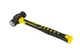 Молоток-кувалда MASTERTOOL, 900 г, HRC50, рукоятка фибергласовая, 300 мм. Yellow and Black (02-1212)