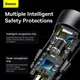 Адаптер автомобильный  Baseus Golden Contactor Max Dual Fast Charger Car Charger |1USB/1Type-C, QC/PD, 60W/3A|