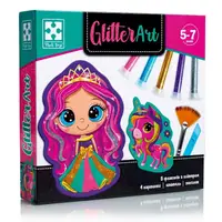 Набір для творчості \"Glitter Art Казкові принцеси\" VT4501-10, 5 флаконів з гліттерами