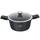 Кастрюля с крышкой Bohmann BH-1730-28-СR 28 см 6.5 л черная