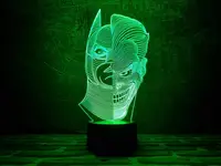 Змінна пластина для 3D-світильників "Джокер/Бетмен" 3DTOYSLAMP