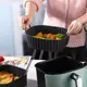 Форма в аерогриль квадртаная силиконовая 19151 22х22х7 см черная
