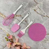Набор силиконовый A-Plus AP-1956-pink 4 предмета