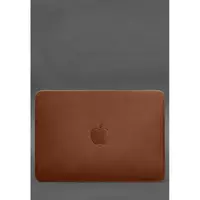 Кожаный чехол для MacBook Air 15-inch (2023) Светло-коричневый