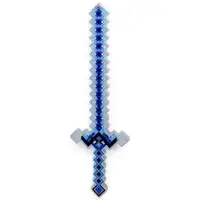 Меч "Майнкрафт/Minecraft" 58,5 см (свет, звук) голубой