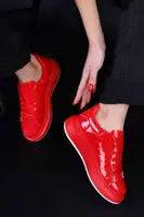 Кроссовки женские красные Т1799 37