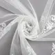 Ткань тюль фатин с вышивкой fikse
