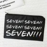 Женская косметичка с принтом на молнии Seven! 20х12 см