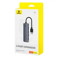 HUB адаптер Baseus UltraJoy Series 4-Port  HUB Lite |USB-A to USB3.0*4, 5Gbps,15cm|