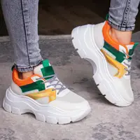 Женские кроссовки Fashion Jeter 1753 41 размер 25,5 см Бежевый