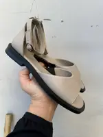 Женские босоножки кожаные летние бежевые Emirro 233 (41)
