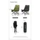 Стул складной Naturehike CNK2450JJ020, оливковый зеленый