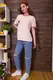 Футболка женская 198R020 цвет Персиковый