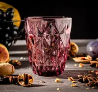 Стакан высокий OLens Изумруд 34215-11-1-pink 250 мл розовый