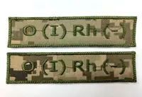 Шеврон на липучках Група крові O(I) Rh(-) ЗСУ 20221821 6684