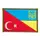 Набор шевронов 2 шт на липучке флаг Турции и Украины  5х8 см вышитый патч нашивка Турция и Украина