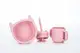 Силіконова чашка дитяча FreeOn з ручками і соломинкою, pink