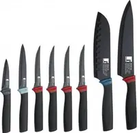 Набор кухонных ножей Bergner BG-9081-BK 8 предметов