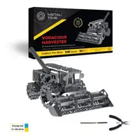 Коллекционная модель-конструктор Metal Time Voracious Harvester Комбайн механический (MT026)