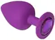 Анальная пробка Purple Silicone Amethyst L