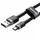 Кабель USB Baseus Cafule Micro 2.4A 0.5M, Gray+Black (CAMKLF-AG1)