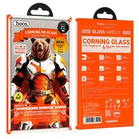 Захисне скло для iPhone HOCO для iPhone 17/16 Pro Bear Shield series Corning full screen HD tempered glass (A888 Pro)