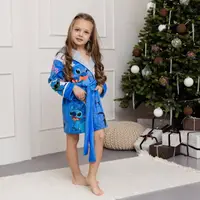 Халат детский из плюшевого велюра Stitch 18155 122-128 см