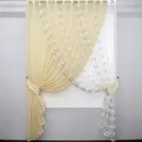 Кухонный комплект (320х200см.), шторки с подвязками. Цвет бежевый. Код 101к 59-795