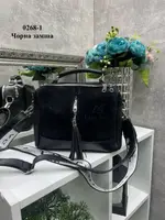 Натуральна замша. Чорний - стильний якісний клатч-чемоданчик Lady Bags на два відділення з двома знімними ременями (0268-1)
