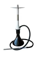 Хороший кальян на одну трубку со стеклянной колбой Gipsy Hookah - Красный черная Candy