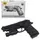 Уценка. Страйкбольный пистолет "Galaxy Beretta" с лазерным прицелом на пульках - треснут корпус вверху