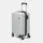 Чемодан маленький 4 колеса Ricco Grande T1ABS600silver-M