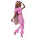 Кукла игровая Barbiecore модница в костюме с перьями HYV28 28 см