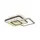Люстра потолочная LED на 3 LED с пультом ДУ и APP Miorro Mare 51-313-008 560х480х80 мм черная с белым