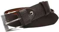 Ремінь шкіряний для джинсів 4U Cavaldi PCS03BSS 3,8 см