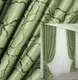 Шторы 2шт 1,5х2,8м. из ткани блэкаут Цвет зелёный Код 933ш Б 30-736