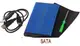 Внешний карман для HDD Sata USB 2.0 2,5 дюйма SATA-blue