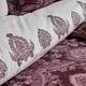 Набор постельное белье с покрывалом + плед Karaca Home - Ilona murdum сиреневый евро (10)
