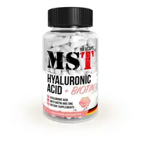 Препарат для суставов и связок MST Hyaluronic Acid + Biotin + Zinc, 90 капсул