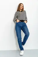 Джинсы женские MOM цвет синий 131R668