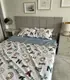 Постельное белье семейное Dushka Home Сатин 20463 160х215х2 см