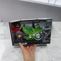 Ігровий набір "Dinosaur: запускалка з машинкою", зелений