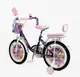 Детский двухколесный велосипед 18" дюймов Corso Emily ML-035 стальная рама 1 скорость. Violet and White (188191)