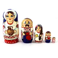 Мотрійка дерев'яна 5-х дівчинка Українка 12.5 см Гранд Презент М-17